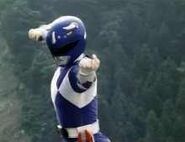 Billy as the Blue Ranger.