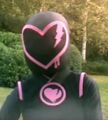 Bleeding Heart Pink Emo Ranger Stef