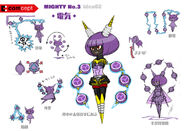 Concept art of Mighty No. 3's "arms"