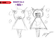 Inafune's sketch of Mighty No. 3