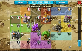 Turf war in progress, notice the different colours.