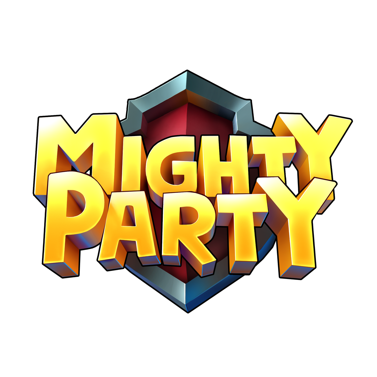 Приключения пати. Game Party логотип. Mighty logo. Mighty Party logo. Блок пати иконка.