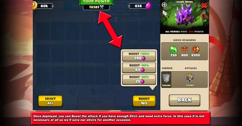 Turf war attack. Step four: boosting.