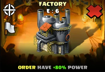 Turf war tile: Factory