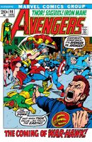 Avengers #98 "Let Slip the Dogs of War!" Release date: January 11, 1972 Cover date: April, 1972
