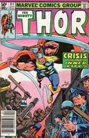 Thor #311 "Grief More Than a God May Bear" Release date: June 2, 1981 Cover date: September, 1981