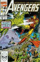 Avengers #327 "Into a Darkling Plain" Release date: October 17, 1990 Cover date: December, 1990