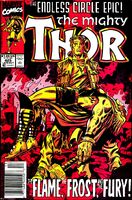 Thor #425 "The Flame, The Frost, and the Fury!" Release date: August 22, 1990 Cover date: October, 1990