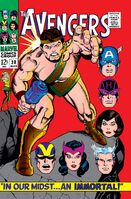 Avengers #38 "In Our Midst... an Immortal!" Release date: January 11, 1967 Cover date: March, 1967
