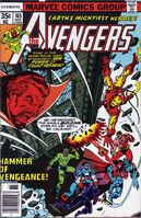 Avengers #165 "Hammer of Vengeance!" Release date: August 17, 1977 Cover date: November, 1977