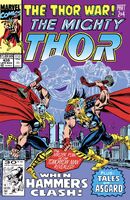 Thor #439 "When Hammers Clash!" Release date: September 25, 1991 Cover date: November, 1991