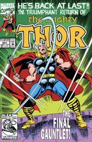 Thor #457 "Final Gauntlet!" Release date: November 11, 1992 Cover date: January, 1993