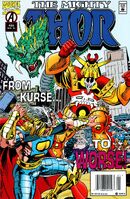 Thor #486 "The Coming of Kurse!" Release date: March 29, 1995 Cover date: May, 1995