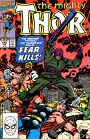 Thor #418 "Fear Kills!" Release date: April 25, 1990 Cover date: June, 1990