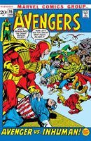 Avengers #95 "Something Inhuman This Way Comes..!" Release date: October 12, 1971 Cover date: January, 1972