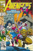 Avengers #355 "When Come the Gatherers...!" Release date: August 19, 1992 Cover date: October, 1992