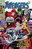 Avengers #79 "Lo! The Lethal Legion!" Release date: June 9, 1970 Cover date: August, 1970