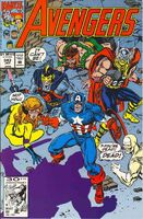 Avengers #343 "First Night" Release date: November 20, 1991 Cover date: January, 1992