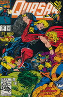 Quasar #38 "Whose War Is This Anyway?" Release date: July 15, 1992 Cover date: September, 1992