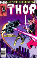 Thor #309 "Beware the Bombardiers!" Release date: April 7, 1981 Cover date: July, 1981