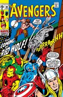 Avengers #80 "The Coming of Red Wolf!" Release date: July 14, 1970 Cover date: September, 1970