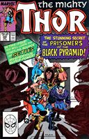 Thor #398 "The Prisoners of the Black Pyramid!" Release date: October 12, 1988 Cover date: December, 1988