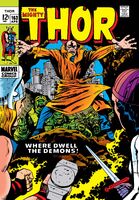 Thor #163 "Where Dwell the Demons!" Release date: February 5, 1969 Cover date: April, 1969