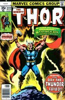 Thor #272 "The Day the Thunder Failed!" Release date: March 14, 1978 Cover date: June, 1978