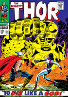 Thor #139 "To Die Like a God!" Release date: February 1, 1967 Cover date: April, 1967