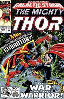 Thor #445 "The War and the Warrior!" Release date: January 22, 1992 Cover date: March, 1992