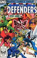 Defenders #112 "Strange Visitor from Another Planet!" Release date: July 13, 1982 Cover date: October, 1982