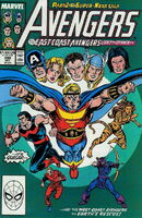 Avengers #302 "Earth Rocks!" Release date: December 20, 1988 Cover date: April, 1989