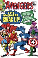 Avengers #10 "The Avengers Break Up!" Release date: September 9, 1964 Cover date: November, 1964