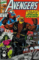 Avengers #331 "Pediments of Clay" Release date: February 20, 1991 Cover date: April, 1991