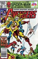 Avengers #214 "Three Angels Fallen!" Release date: September 8, 1981 Cover date: December, 1981