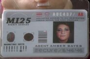 ID card Amber Bayes
