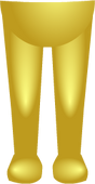 Gold pants