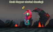 A dancing Rock Hopper.