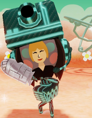 Mii with Gleeful Switch