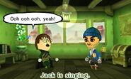 A Stubborn Mii singing