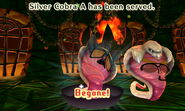 A Silver Cobra defeated by Monster Dinner.