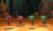 Encountering two Red Goblins along with two Normal Goblins.