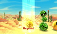 A Cactus Ball defeated by Righteous Anger.