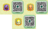 QR Codes for the Miis used in this article