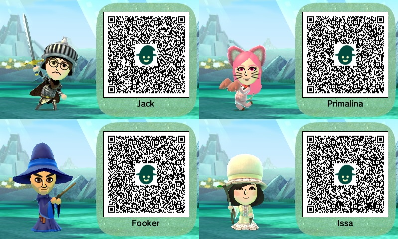 miitopia qr codes rwby