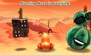 A Running Nose that has been distracted.