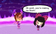 A Cautious Mii's response when complimented during the New Clothing Talk event.