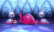 Red "Young Fab Fairy" Frog defeated.