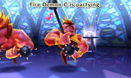 A Fire Demon that is distracted.