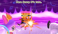 The Rare Snurp attacks a Mii.